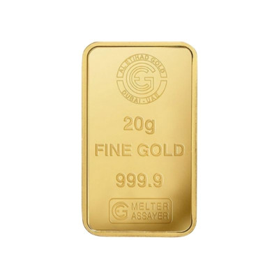 20 جرام سبيكة ذهب ، نقاوة 999.9